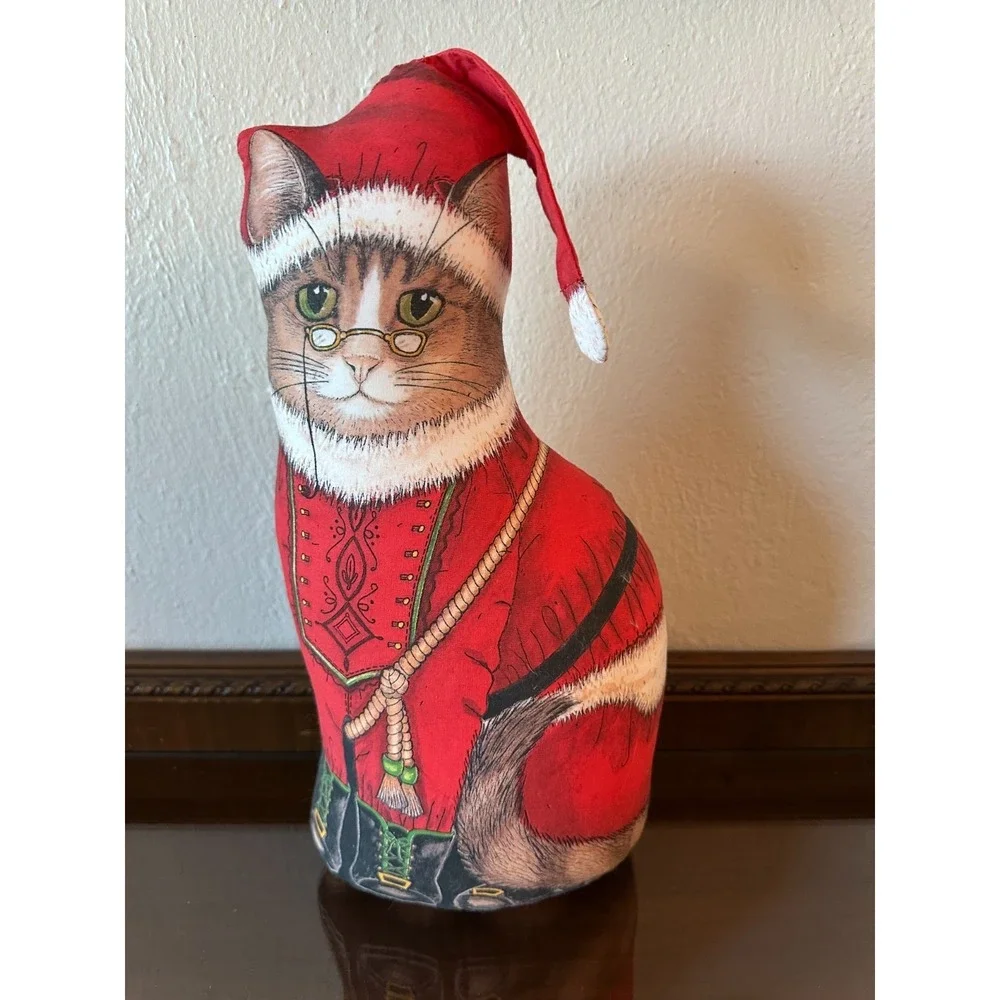 VTG Santa Paws Christmas Cat 15